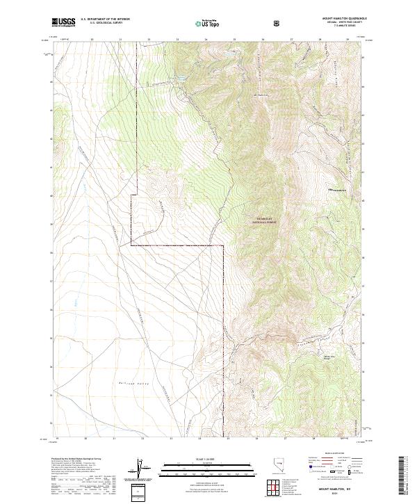 USGS Topographic Map – Mount Hamilton