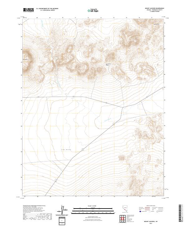 USGS Topographic Map – Mount Jackson