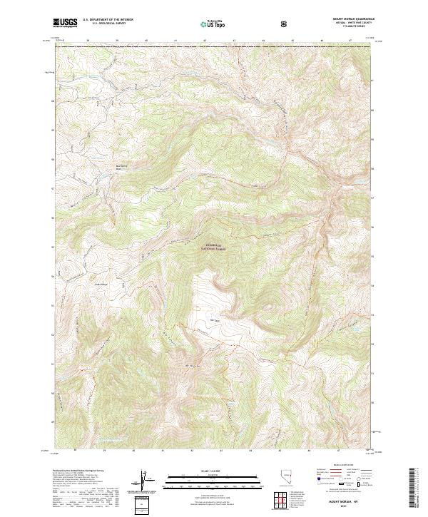 USGS Topographic Map – Mount Moriah