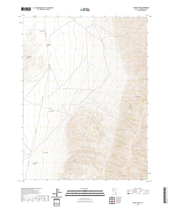USGS Topographic Map – Mount Tobin