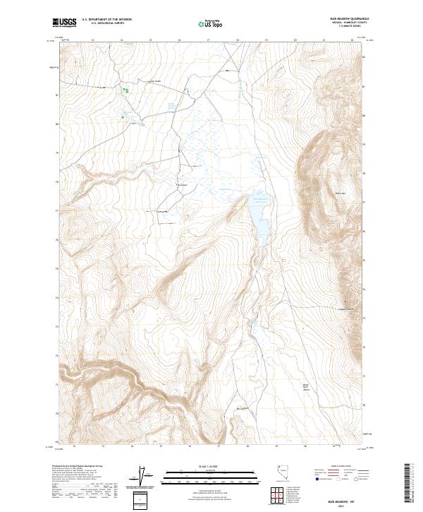 USGS Topographic Map – Mud Meadow