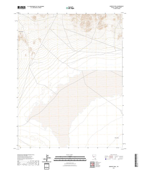 USGS Topographic Map – Murphys Well