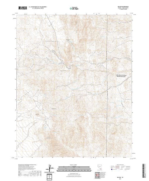 USGS Topographic Map – Nelson