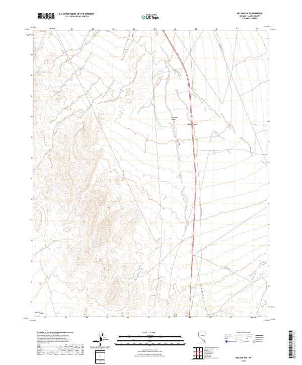 USGS Topographic Map – Nelson SW