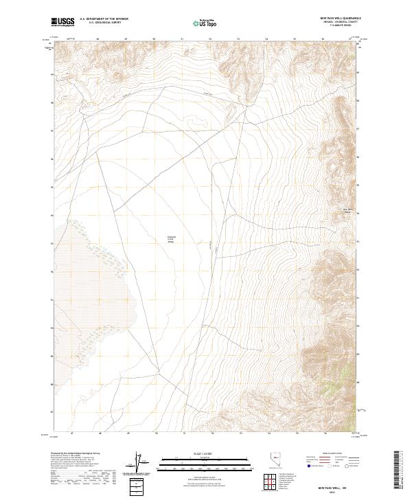 2021 Map of New Pass Well, 2021 Print