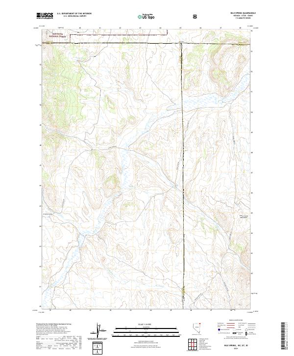 USGS Topographic Map – Nile Spring