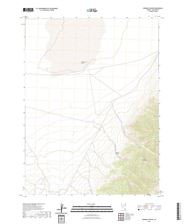 USGS Topographic Map – Ninemile Canyon