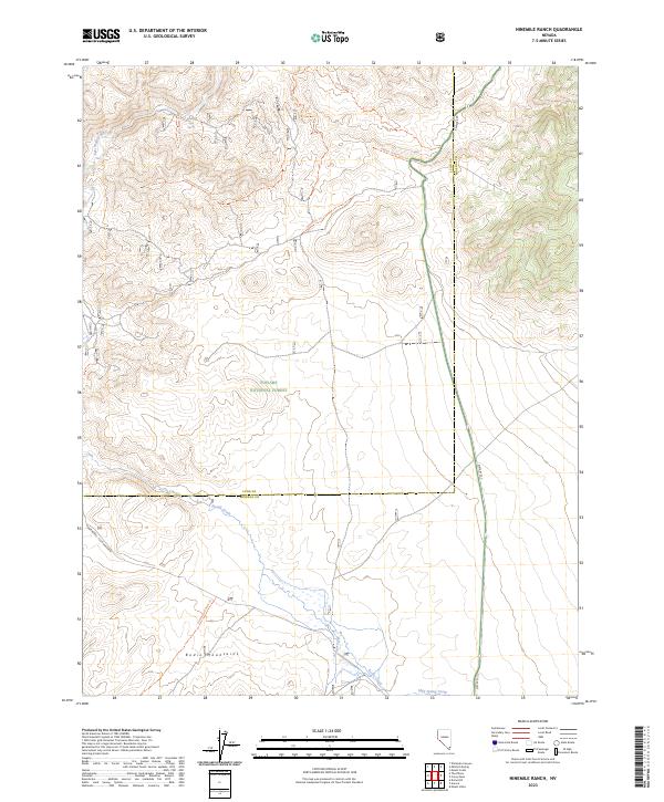 USGS Topographic Map – Ninemile Ranch