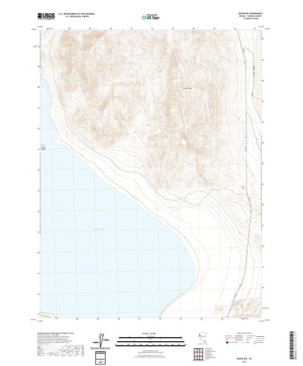 USGS Topographic Map – Nixon NW