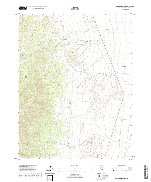 USGS Topographic Map – North Spring Point