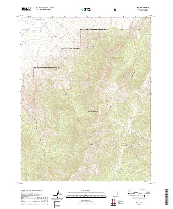 USGS Topographic Map – Nyala