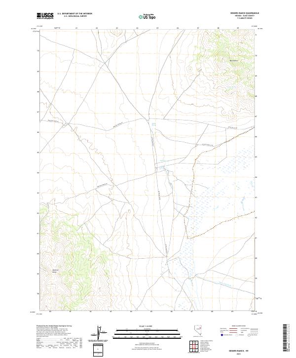 USGS Topographic Map – Odgers Ranch