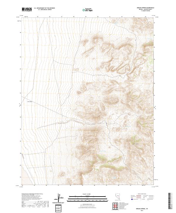 USGS Topographic Map – Oreana Spring