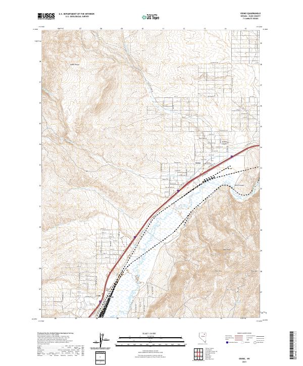 USGS Topographic Map – Osino