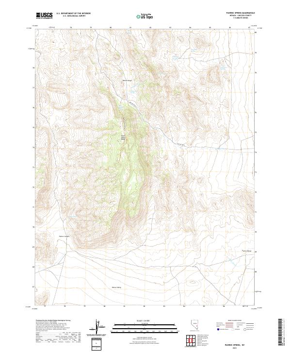 USGS Topographic Map – Pahroc Spring
