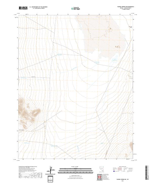 USGS Topographic Map – Pahroc Spring NE