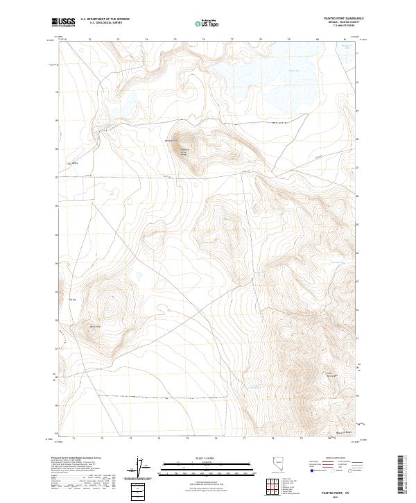 USGS Topographic Map – Painted Point