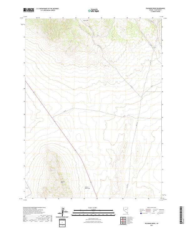 USGS Topographic Map – Palomino Ridge