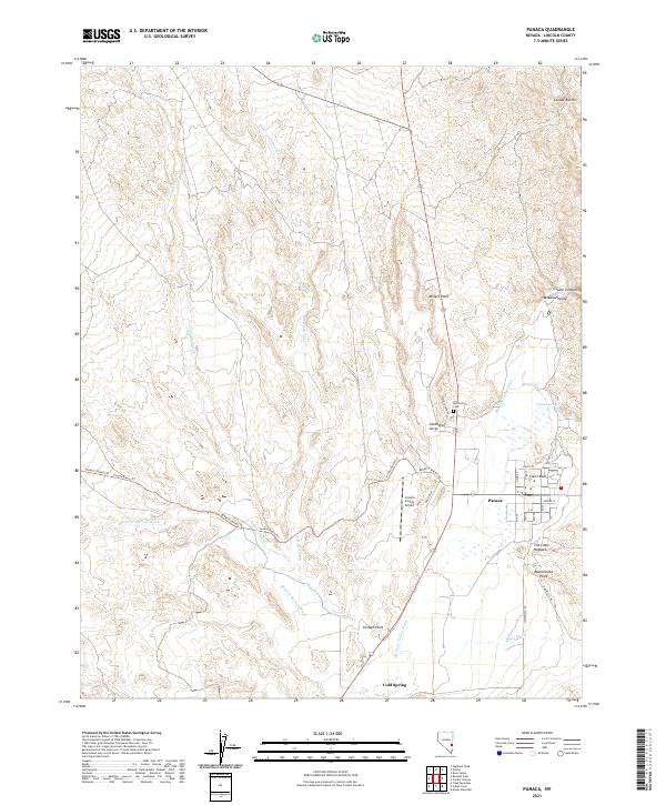 USGS Topographic Map – Panaca