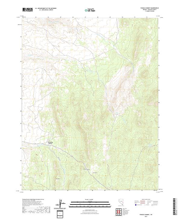 USGS Topographic Map – Panaca Summit