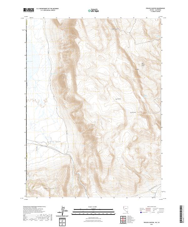 USGS Topographic Map – Pegleg Canyon