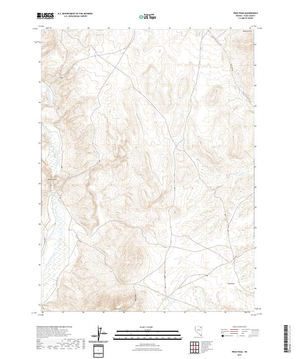 USGS Topographic Map – Peko Peak