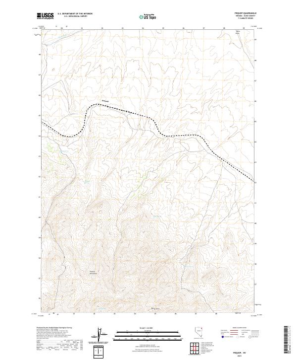 USGS Topographic Map – Pequop