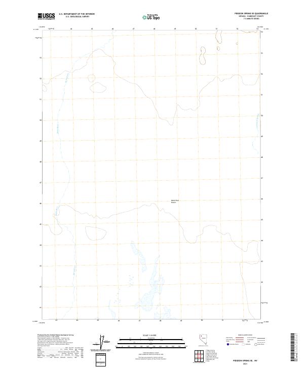 2021 Map of Pidgeon Spring SE, 2021 Print