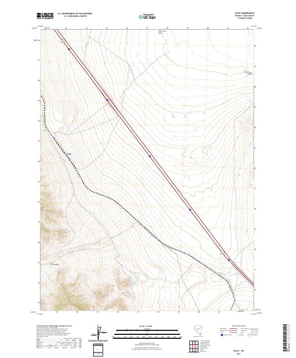 USGS Topographic Map – Pilot
