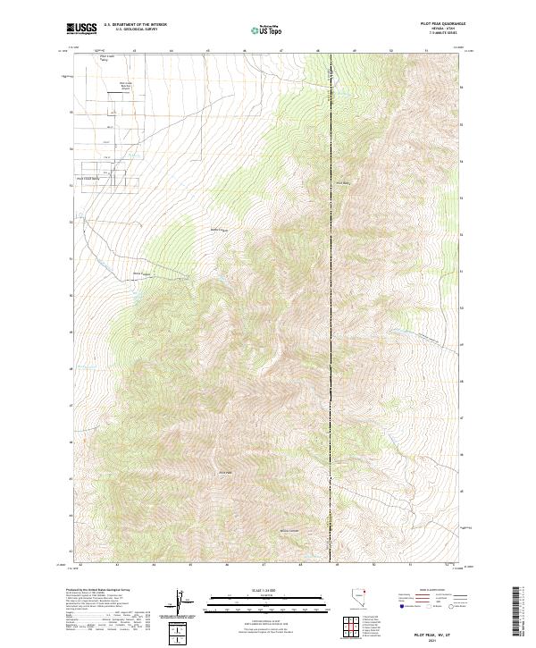 USGS Topographic Map – Pilot Peak