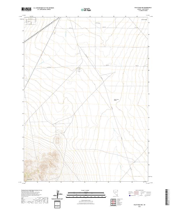 USGS Topographic Map – Pilot Peak NW