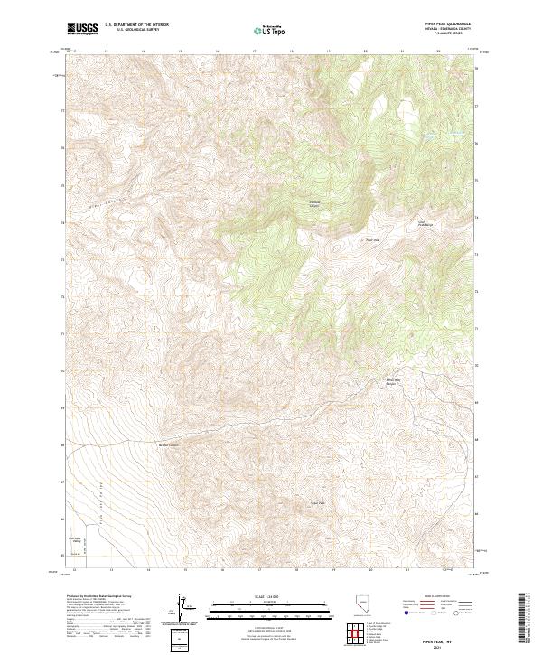 USGS Topographic Map – Piper Peak
