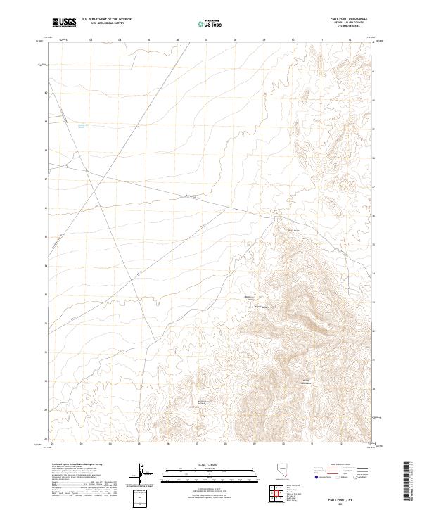 USGS Topographic Map – Piute Point