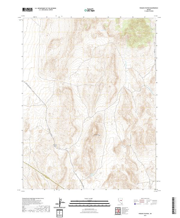 USGS Topographic Map – Pogues Station