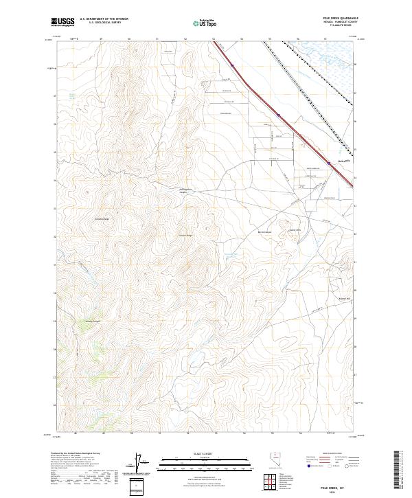 USGS Topographic Map – Pole Creek