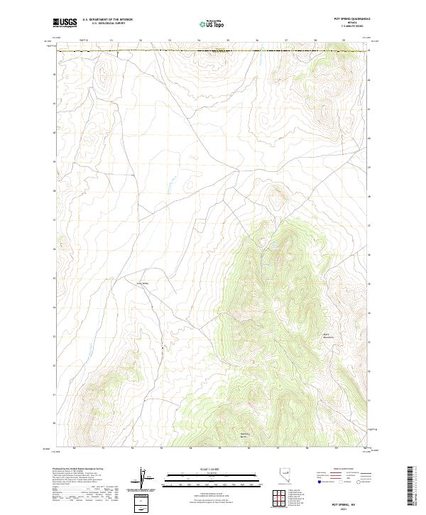 USGS Topographic Map – Pot Spring