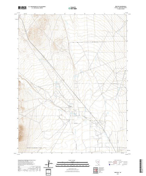 USGS Topographic Map – Preston