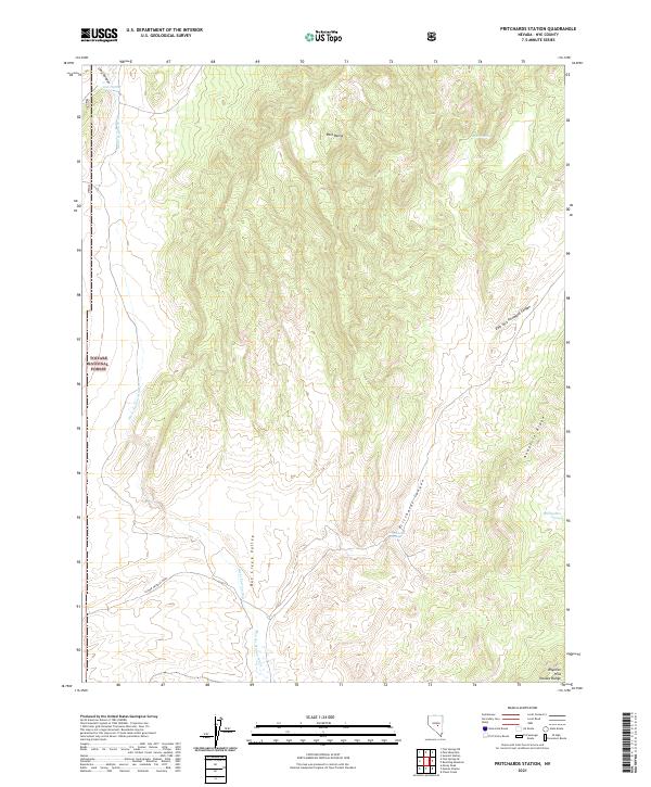 USGS Topographic Map – Pritchards Station