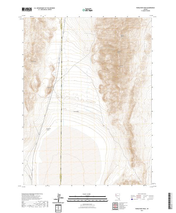 USGS Topographic Map – Purgatory Peak