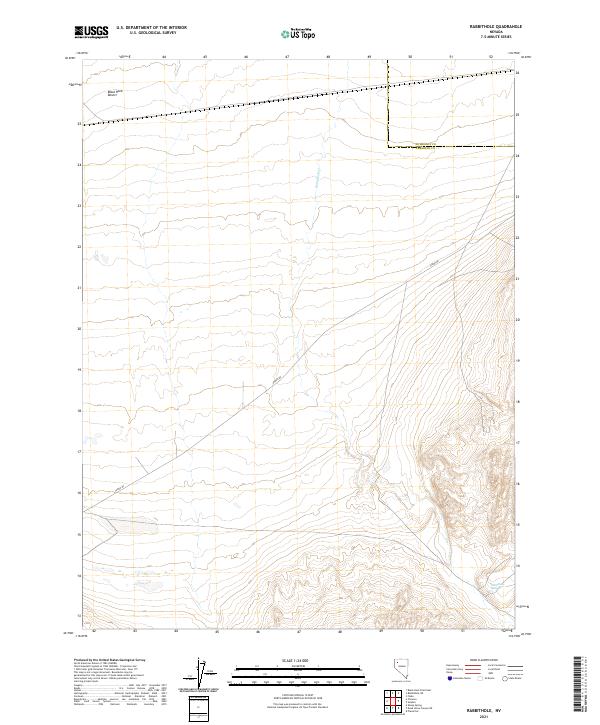 USGS Topographic Map – Rabbithole