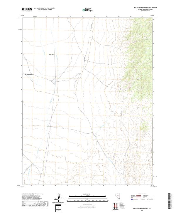 USGS Topographic Map – Railroad Crossing Dam