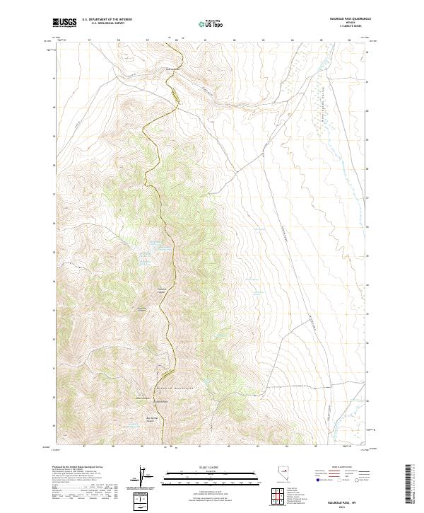 USGS Topographic Map – Railroad Pass