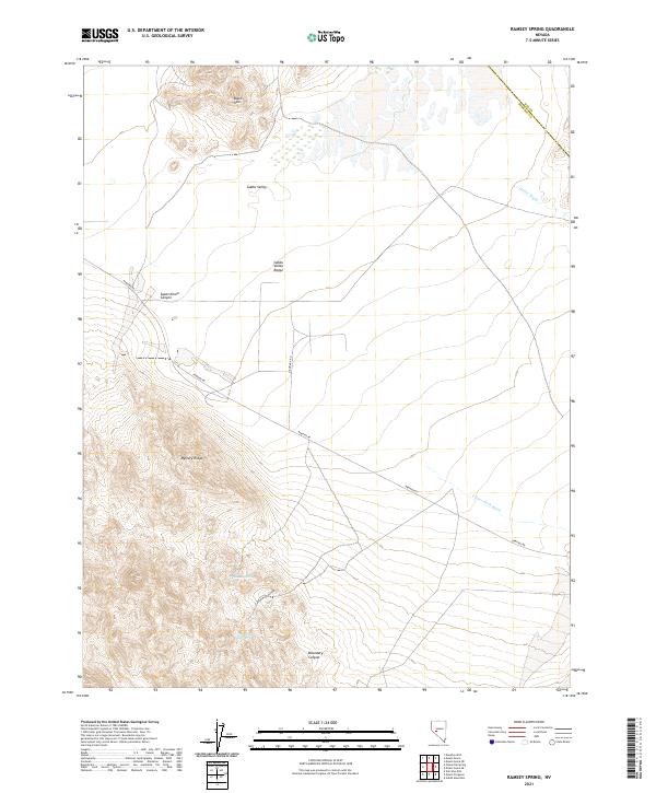 USGS Topographic Map – Ramsey Spring