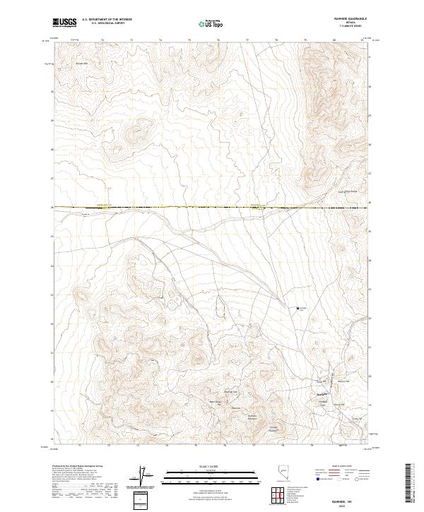 USGS Topographic Map – Rawhide