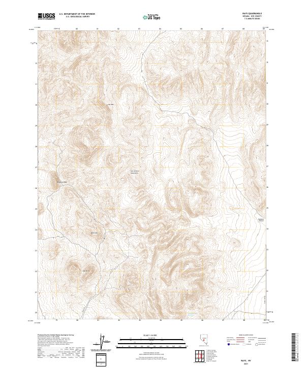 USGS Topographic Map – Rays