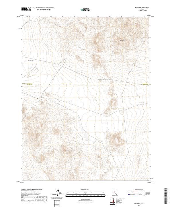 USGS Topographic Map – Red Ridge