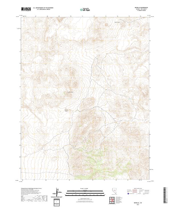 USGS Topographic Map – Reveille
