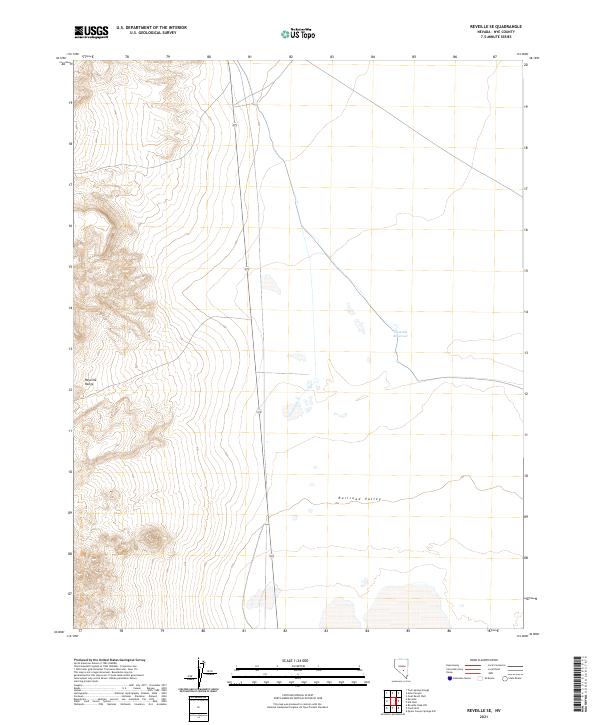 USGS Topographic Map – Reveille SE