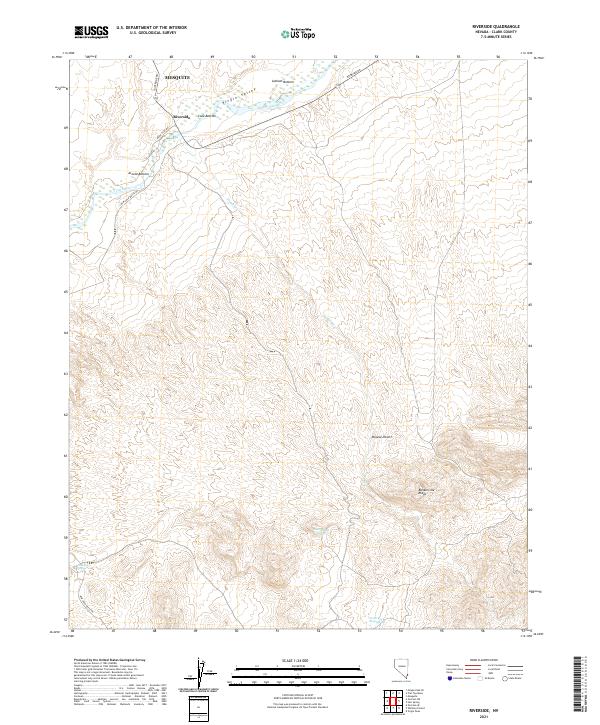 USGS Topographic Map – Riverside