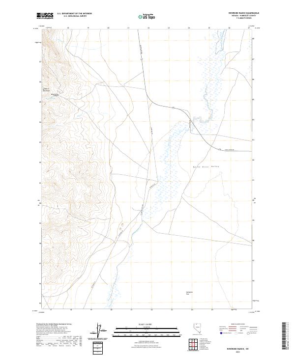 USGS Topographic Map – Riverside Ranch